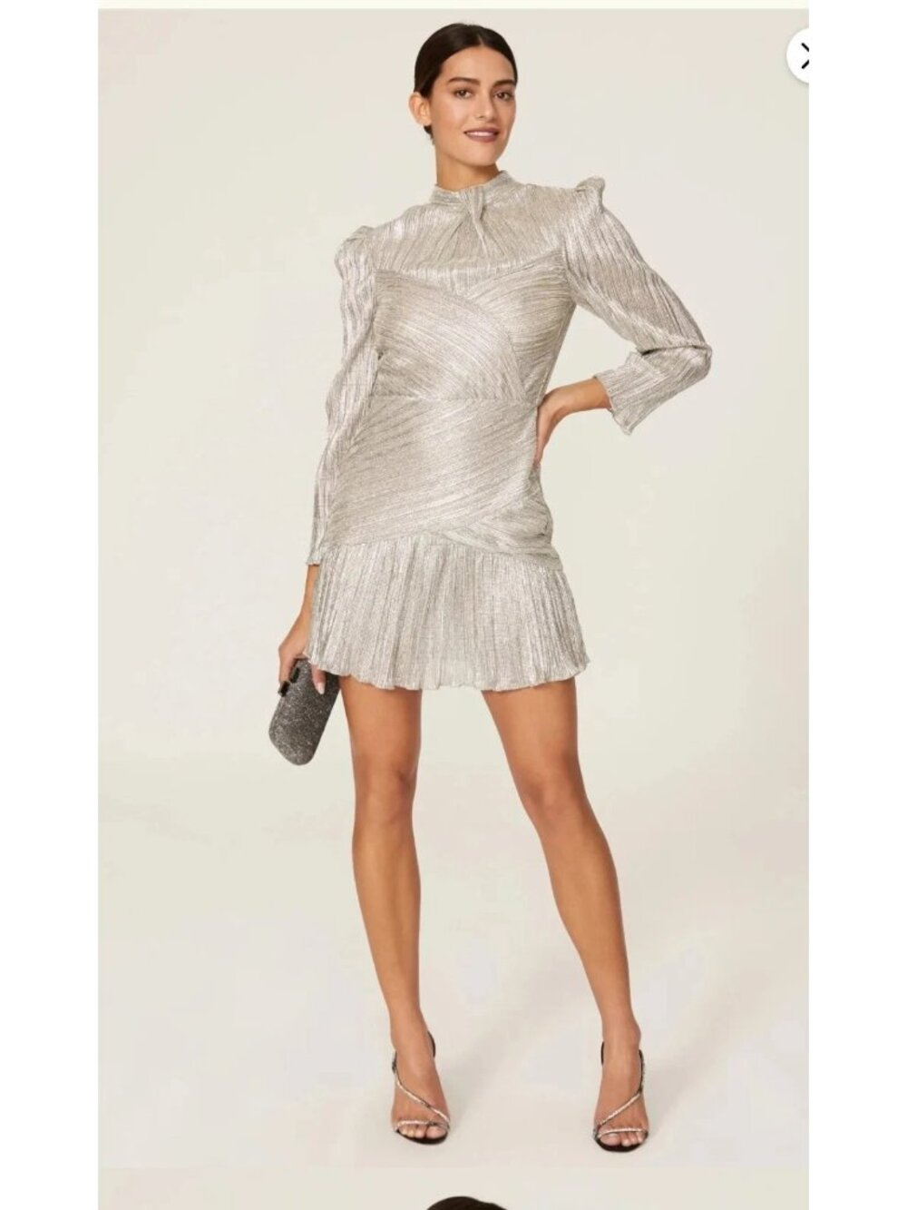 NWT Saylor Saydee Ruched Dress Size S Small cocktail party MSRP $275